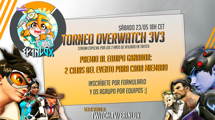 Overwatch tournament poster for Erinlux