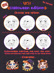 poster YCH Halloween for Sehyza