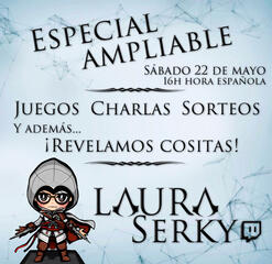 Special stream poster for Laura Serky