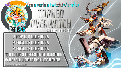 Overwatch tournament poster for Erinlux
