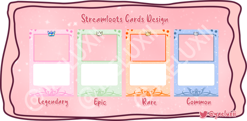 Streamloots cards design